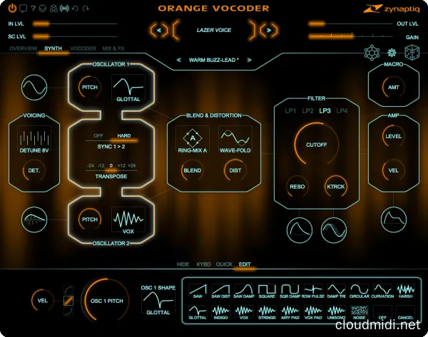 人声合成效果器-Zynaptiq ORANGE VOCODER IV v4.0.3 R2R-win :-1 人声合成效果器-Zynaptiq ORANGE VOCODER IV v4.0.3 R2R-win :-1