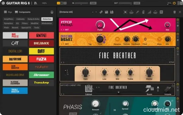 经典吉他效果器-Native Instruments Guitar Rig 6 Pro v6.4.0 macOS-HCiSO :-1