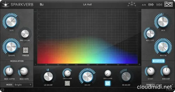 算法混响效果器-UVI SparkVerb v1.1.11 R2R-win :-1