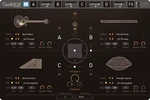 创意民乐音序生成音色-UVI Soundbank Quadra Traveler v1.0.1 R2R-win