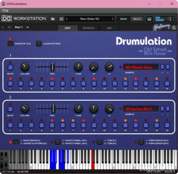 电子鼓机音色库-UVI Soundbank Drumulation v1.4.3-R2R :-1 电子鼓机音色库-UVI Soundbank Drumulation v1.4.3-R2R :-1