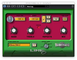 回声效果器-Line 6 Echo Farm v3.0.2 R2R-win