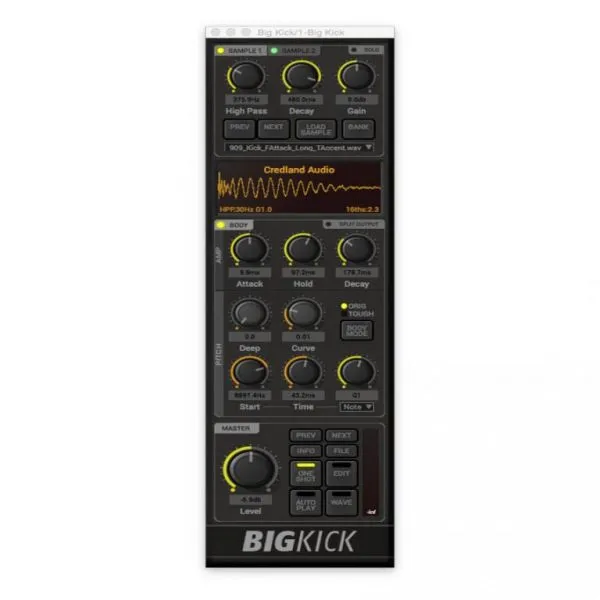 底鼓合成器-Credland Audio BigKick v1.9.7 R2R-win :-1