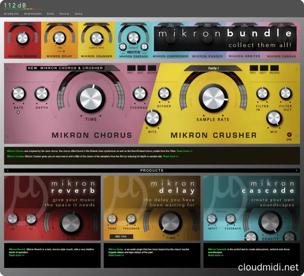 吉他踏板效果套装-112dB Mikron Bundle v1.0.3 R2R-win :-1