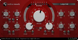 立体声算法混响插件-112dB Redline Reverb 2 v1.0.1 R2R-win