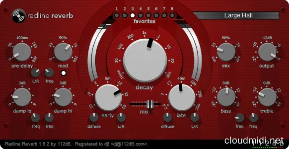 立体声算法混响插件-112dB Redline Reverb 2 v1.0.1 R2R-win :-1 立体声算法混响插件-112dB Redline Reverb 2 v1.0.1 R2R-win :-1