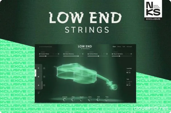低音弦乐器音色库-Native Instruments Low End Strings KONTAKT :-1 低音弦乐器音色库-Native Instruments Low End Strings KONTAKT :-1