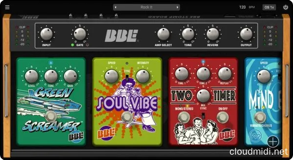 吉他效果器插件-BBE Sound Stomp Board v1.6.0 R2R-win :-1
