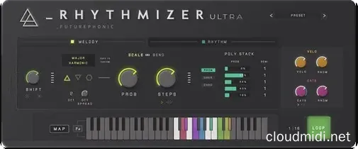 节奏midi生成器-Futurephonic Rhythmizer Ultra v1.0.1 R2R WiN-MAC :-1 节奏midi生成器-Futurephonic Rhythmizer Ultra v1.0.1 R2R WiN-MAC :-1