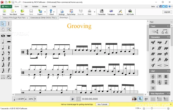 乐谱编辑软件-Crescendo Music Notation Editor v9.87 macOS-TNT :-1 乐谱编辑软件-Crescendo Music Notation Editor v9.87 macOS-TNT :-1