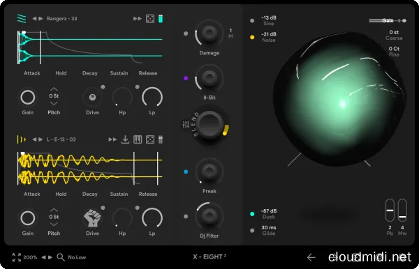 808音色合成器-Thenatan X-EIGHT 2 808 v2.0.0 MOCHA WiN-MAC :-1