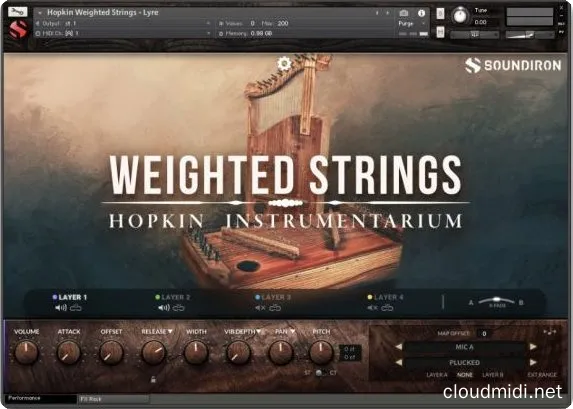 实验配重琴弦乐器音色-Soundiron Hopkin Instrumentarium Weighted Strings KONTAKT :-1