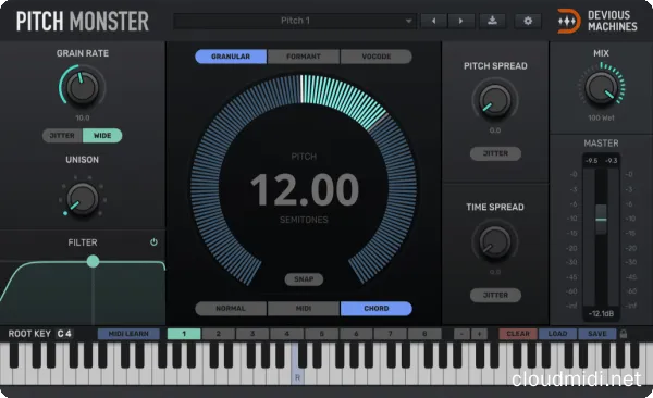 怪兽变声器-Devious Machines Pitch Monster v1.3.13 U2B Mac-MORiA :-1