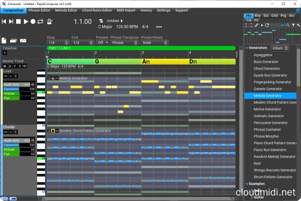 乐句和弦创作生成插件-Music Developments Rapid Composer 5 v5.0.7 WiN-MAC :-1 乐句和弦创作生成插件-Music Developments Rapid Composer 5 v5.0.7 WiN-MAC :-1
