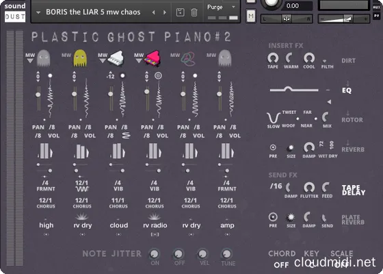 混合钢琴音色-Sound Dust Plastic Ghost Piano#2 KONTAKT :-1 混合钢琴音色-Sound Dust Plastic Ghost Piano#2 KONTAKT :-1