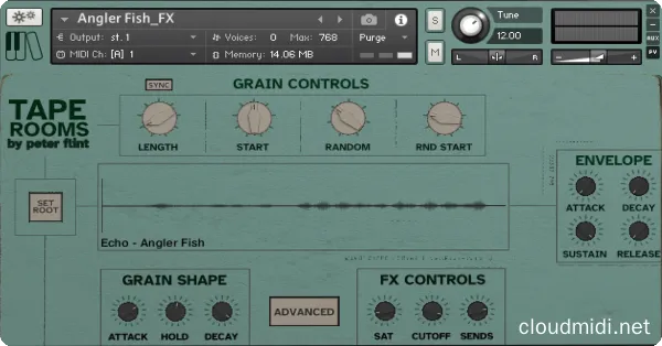 电子失真氛围音色-Tape Rooms by Peter Flint Kontakt :-1 电子失真氛围音色-Tape Rooms by Peter Flint Kontakt :-1