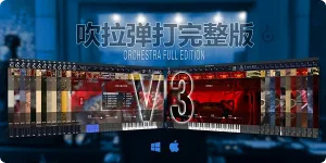 中国民乐吹拉弹打完整版Kong Audio Chinese Orchestra Full Edition v3.0-R2R
