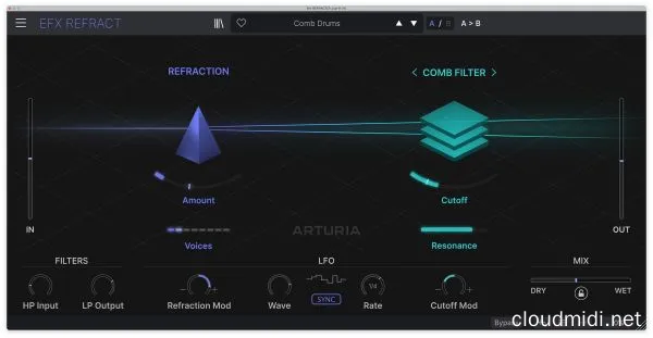 多重效果器-Arturia Efx REFRACT v1.0.0.5002 macOS :-1 多重效果器-Arturia Efx REFRACT v1.0.0.5002 macOS :-1