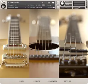 吉他贝司泛音音色-Wavesfactory Harmonix KONTAKT