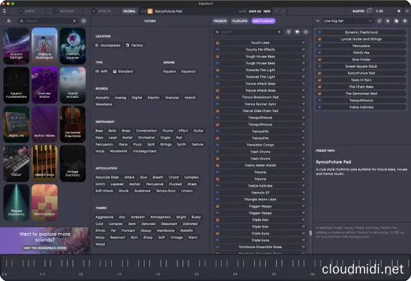 50套合成器拓展音色合集-Roli Equator2 Soundpacks Collection v2024.1 :-1 50套合成器拓展音色合集-Roli Equator2 Soundpacks Collection v2024.1 :-1
