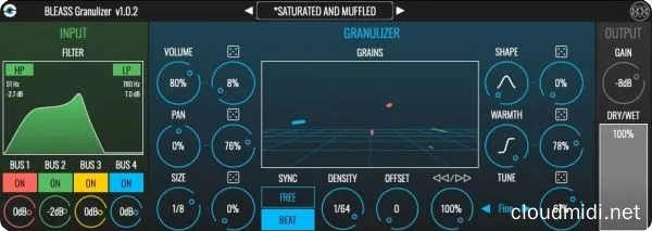 颗粒合成效果器-BLEASS Granulizer v1.2.2 TC-win :-1