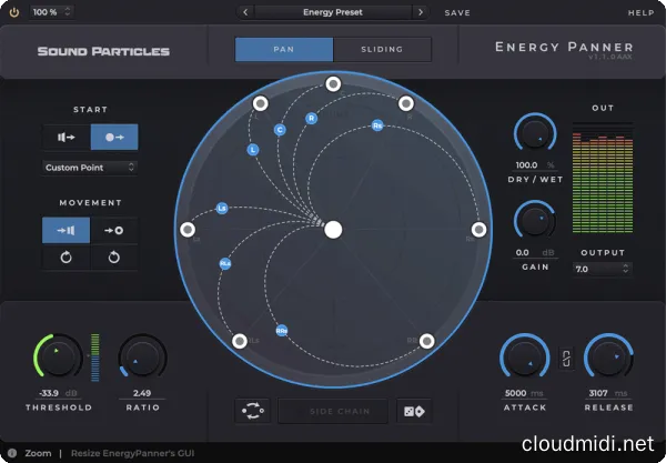 声音强度可控制平移器-Sound Particles Energy Panner v1.1.5 U2B Mac-MORiA :-1