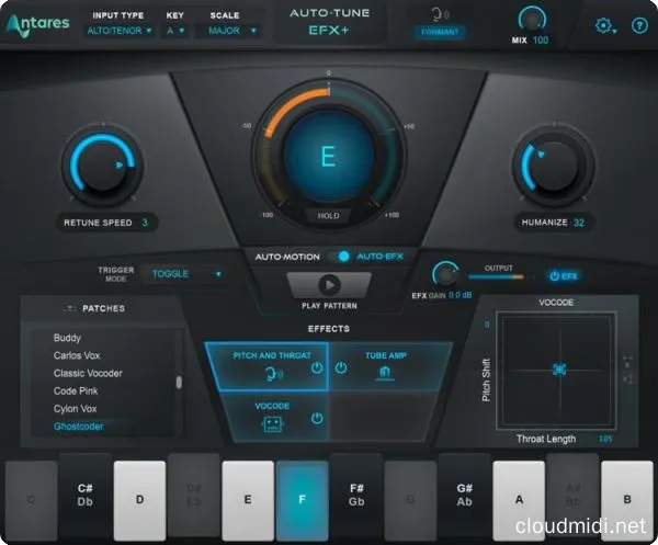 多功能人声效果器-Antares Auto-Tune EFX+ v10.0 CE-win :-1