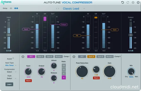 双段式智能人声压缩器-Antares Auto-Tune Vocal Compressor v1.0.1 CE-win :-1 双段式智能人声压缩器-Antares Auto-Tune Vocal Compressor v1.0.1 CE-win :-1