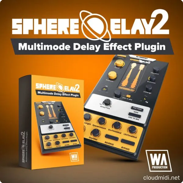 多模式延时效果插件-W.A. Production Sphere Delay 2 v2.0.0 TC-win :-1