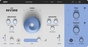 人工算法混响插件-uJAM UFX Reverb v2.0.0 WiN-MAC
