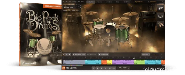 拓展鼓音色-Toontrack Big Rock Drums EZX v1.0.2 Soundbank :-1 拓展鼓音色-Toontrack Big Rock Drums EZX v1.0.2 Soundbank :-1