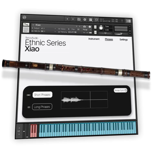 箫笛音色-Retos Audio Ethnic Series Xiao KONTAKT :-1 箫笛音色-Retos Audio Ethnic Series Xiao KONTAKT :-1