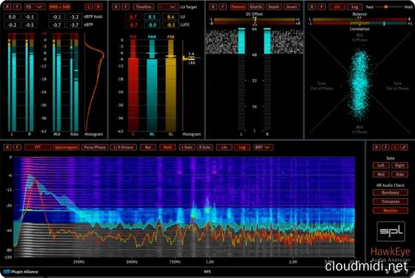 音频测量分析插件-Plugin Alliance SPL HawkEye v1.1.0 R2R-win :-1 音频测量分析插件-Plugin Alliance SPL HawkEye v1.1.0 R2R-win :-1
