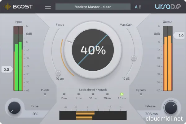 音频响度增强插件-UrsaDSP Boost v1.5.8 macOS :-1