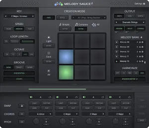 智能旋律生成插件-EVAbeat Melody Sauce v2.1.5 macOS-HCiSO