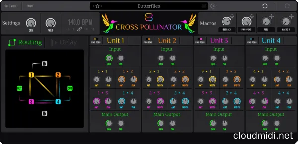 创意延时效果器-BDSP Cross Pollinator v1.0.3 MOCHA WiN-MAC :-1