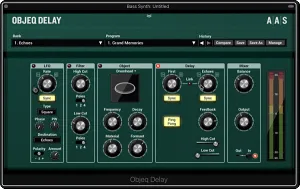 延迟效果器-Applied Acoustics Systems Objeq Delay v1.3.3 macOS