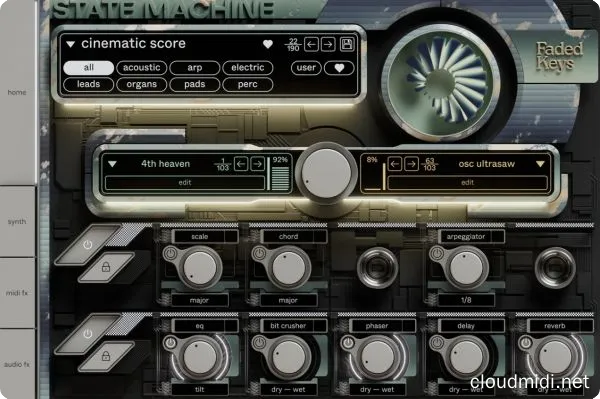 复古键盘合成器-Cradle State Machine Faded Keys v1.0.4 TC-win :-1 复古键盘合成器-Cradle State Machine Faded Keys v1.0.4 TC-win :-1
