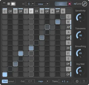 实时音调变换插件-zPlane reTune v1.3.5 MacOS