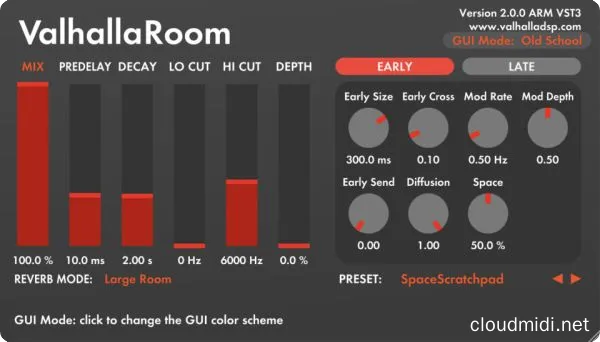 房间混响效果器-Valhalla DSP Valhalla Room v2.0.5 R2R-win :-1 房间混响效果器-Valhalla DSP Valhalla Room v2.0.5 R2R-win :-1
