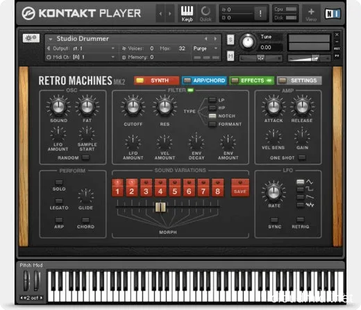 复古键盘合成音色-Native Instruments Retro Machines MK2 v1.3.1 Kontakt :-1 复古键盘合成音色-Native Instruments Retro Machines MK2 v1.3.1 Kontakt :-1