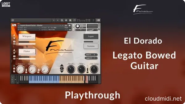 连奏弓形吉他音色-David Forner El Dorado Legato Bowed Guitar Kontakt :-1