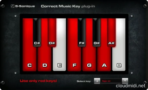 和弦音阶辅助插件-G-Sonique Correct Music Key v1.0.0 R2R-win :-1 和弦音阶辅助插件-G-Sonique Correct Music Key v1.0.0 R2R-win :-1
