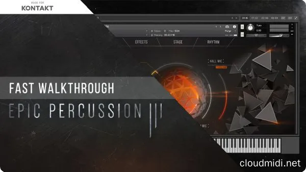 史诗电影打击乐音色-Splash Sound Epic Percussion 3 Kontakt :-1