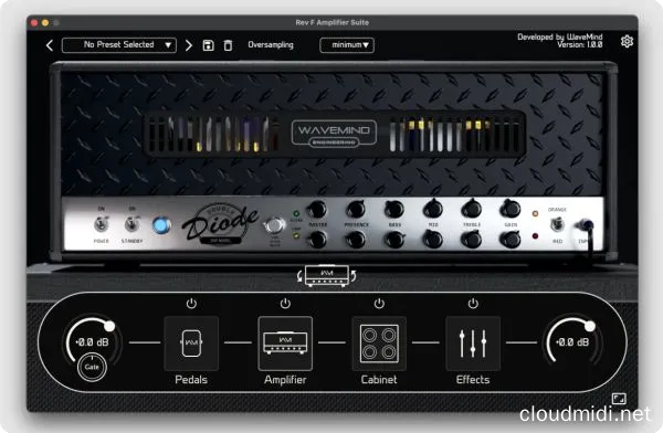吉他放大器模拟插件-WaveMind Amp Suite RevF v1.0.2 MOCHA-win :-1