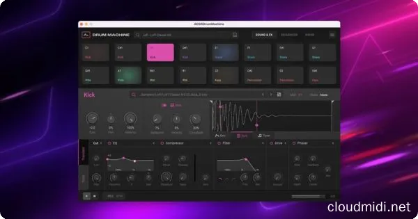 鼓机采样器-ADSR ADSR Drum Machine v1.3.1 MOCHA-win :-1