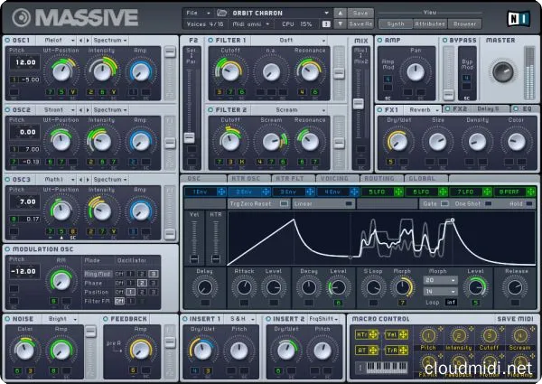 经典电子合成器-Native Instruments Massive v1.6.0 WiN-MAC :-1