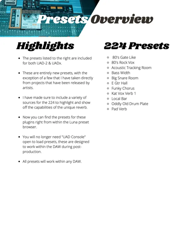 UAD插件预设-Steve Kinney Class-X Complete BUNDLE UADx UAD-2 Presets :-1 UAD插件预设-Steve Kinney Class-X Complete BUNDLE UADx UAD-2 Presets :-1