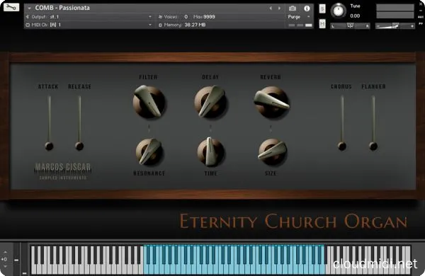 教堂管风琴音色-Marcos Ciscar Eternity Church Organ v2.0 Kontakt :-1