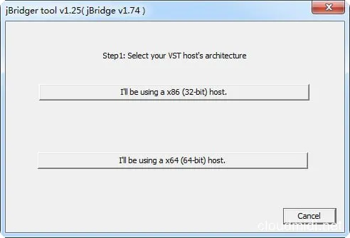 32位 和 64位 VST 转换桥接互通插件- jBridge v1.74 WiN :-1 32位 和 64位 VST 转换桥接互通插件- jBridge v1.74 WiN :-1